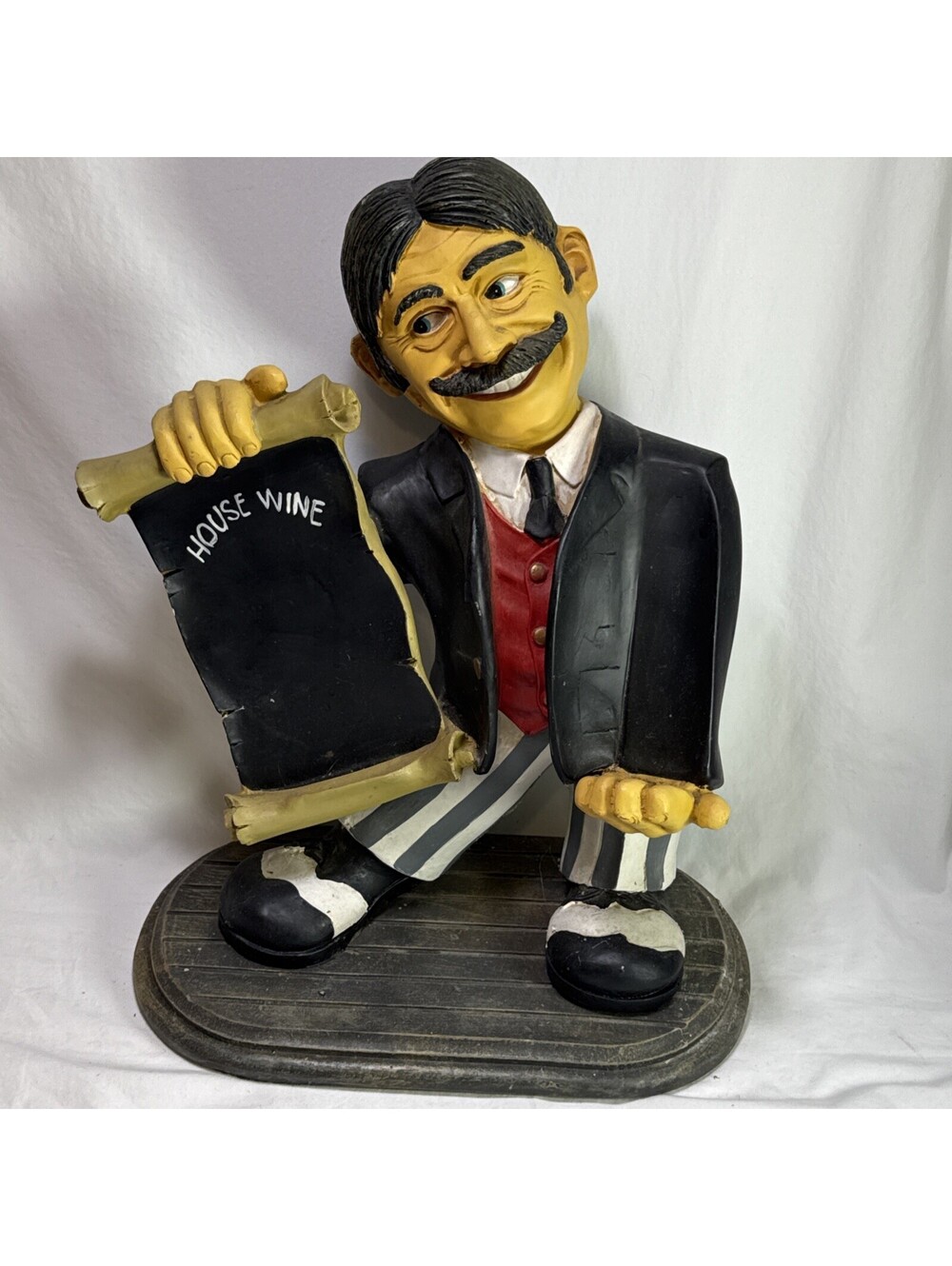 Peter Mook Wine Sommelier Waiter Wine Bottle Holder Chalkboard Restaurant